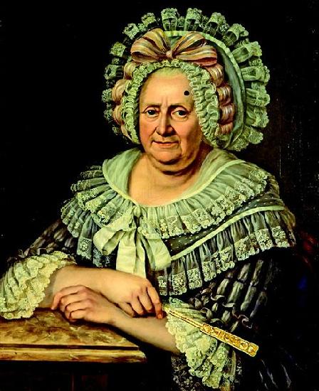 Johann Jakob de Lose Portrait of Josepha Gobin oil painting image